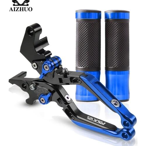 Motorcycle Brake Clutch Lever MSX 125 22MM Handle Grips Handlebar For Honda GROM MSX125 2014 2015 2016 2017 2018 2019