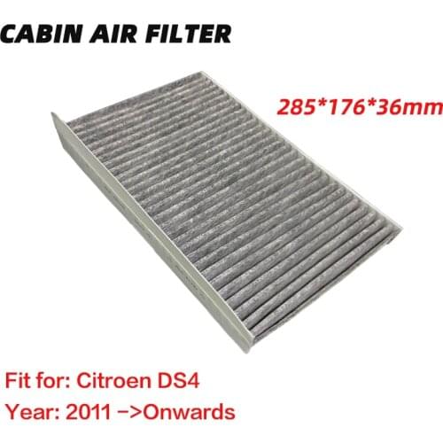 Cabin Air Filter for Citroen DS4 (2011-Onwards)Activated High Carbon Pollen Air Filters High quality Car accessories 1pc