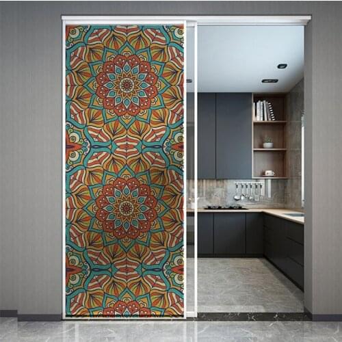 Mandala Mandala Glass Window Films Home Decor Privacy Glass Door Sticker Home Decor GS034