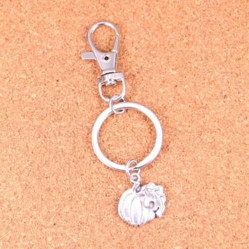 Pumpkin Leaf Fall Keychain Purse Car Key Chain Bag Decorative Alloy Keyring Pendant Bag Purse Car Key Chain Jewelry Gift