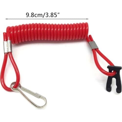 1PC Boat Outboard Engine Motor Lanyard Kill Stop Switch Safety Tether For SUZUKI 1XCF