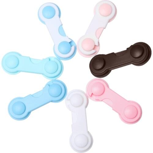 1PCS Plastic Multi-Function Baby Security Latch Cupboard Wardrobe Refrigerator Drawers Toddler Children Protector Safety Lock