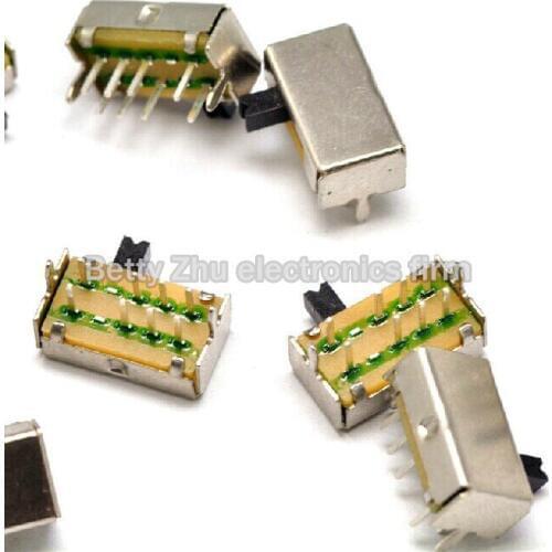 100PCS/LOT SK23D07VG3 side pull switch with bracket feet 8 pin feet 3 files handle high 3MM