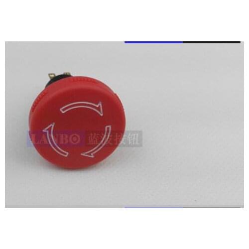 16mm stop mushroom button emergency stop switch button 250V 2A switch self-lock with mushroom button
