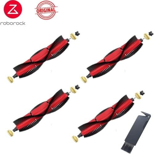 4pcs Mi Roborock Detachable Easy Clean Main Brush of S6MaxV S6Pure E4 S4Max S5Max S50E35 E2 Vacuum Cleaner Detachable Main Brush