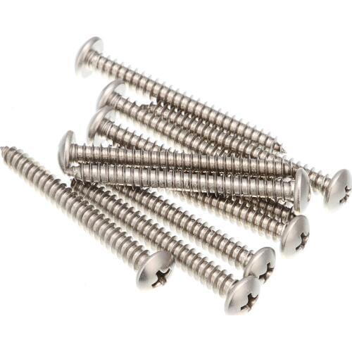 50 pcs M5 self-tapping 45 mm 304 stainless steel self-tapping screws countersunk head Phillips self-tapping screws Hardware