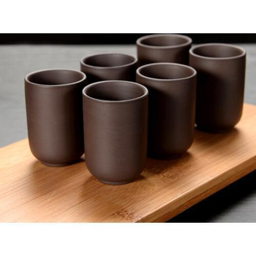 6pcs/lot Chinese kungfu tea cup smelling cup zisha purple clay cup 20ml small size on sales