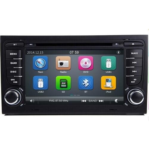 2 Din AutoRadio Car DVD Multimedia Player For Audi A4 B6 B7 Seat Exeo S4 B7 B6 RS4 B7 2000-2012 GPS Navigation Stereo