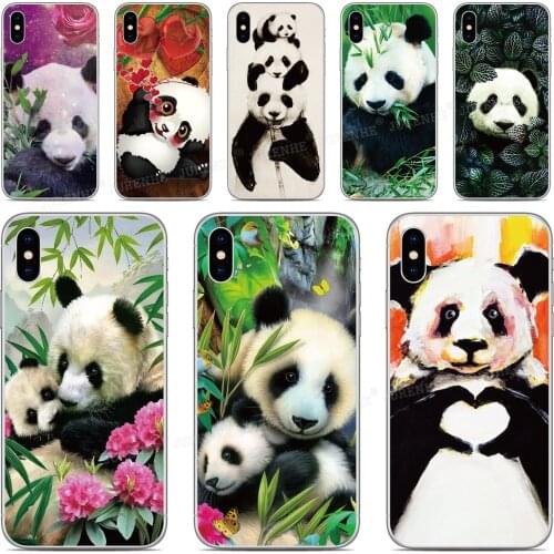 Panda Cover For Huawei P Smart Y7A Nova 8 SE Enjoy 10S 20 Z Honor 9S 10X 30 Lite Mate 30E 40 Pro Plus Y8P Y9A Y5P Y6P Phone Case
