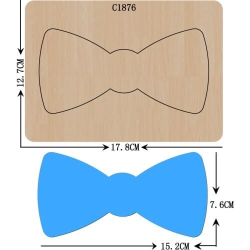 Bow Wooden die Scrapbooking C1876