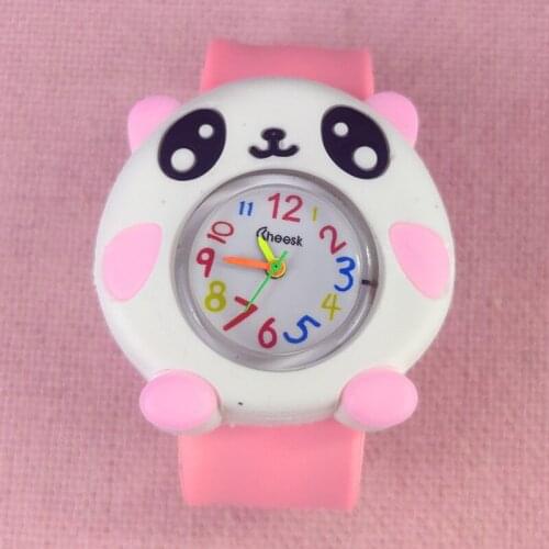 Childrens Toys Kids Watches 3D Cartoon 4 Color Chinese Panda Watches Quartz Wristwatch for Boys Girls Birthday Gift Clocks