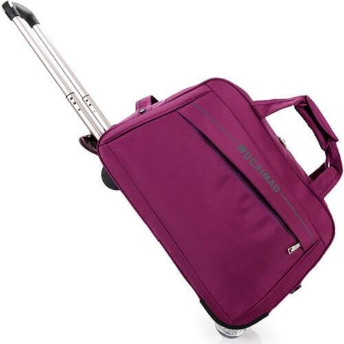 Fashion Travelbag Women Men Travel Bags Trolley Travel Bag With Wheels Rolling Carry on Luggage Bags Wheeled Bolsas Small size
