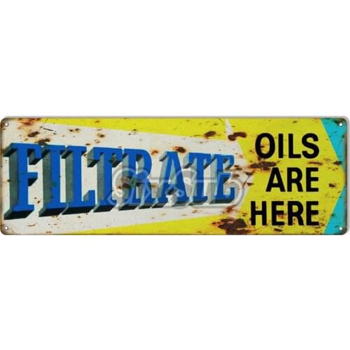 Filtrate Oils Are Here CAR Motor Oil stickers decals# 027047