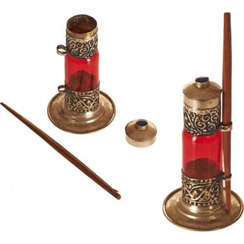 Crystal Bowl and Alpalca Colirio - Wooden Stick (Kujul)