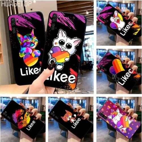 HUAGETOP Likee Funny cat bear love heart Luxury Phone Case for Huawei P40 P30 P20 lite Pro Mate 30 20 Pro P Smart 2020 prime