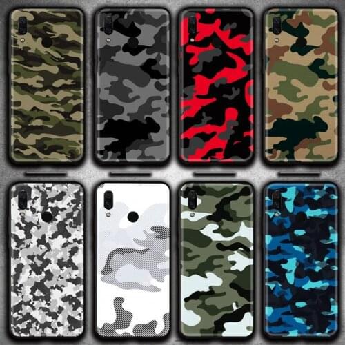 Camouflage Pattern Camo military Army Phone Case for Huawei Y6P Y8S Y8P Y5II Y5 Y6 2019 P Smart Prime Pro