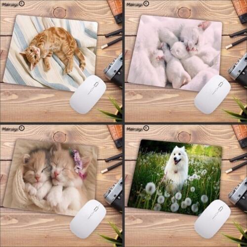 Mairuige 20x25cm 25x29cm Mouse pad Animal Cat Big Desk Cushion Table keyboard Mat Protector Mousepad game gamer gaming Mouse pad