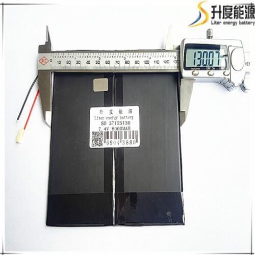 7.4V 8000mAH Li-ion battery for PIPO M6,M6Pro ,M6Pro 3G ,Freelander PD800 Tablet PC, 37*125*130mm
