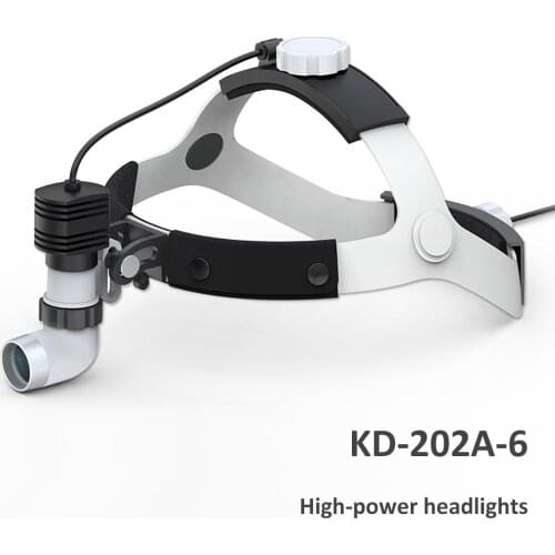 Medical led light loupe magnifier head lamp adjustable high intensity operation chargeable dental headlamp surgical headlight