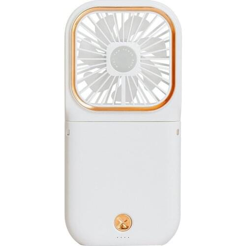 Hanging Neck Fan Leafless Adjustable Speed Mini USB Rechargeable Wearable Portable Quiet Fan Folding Fans For Indoor Outdoor