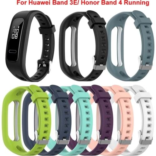 Soft Watchband TPU For Huawei 3E/Honor Band 4 Running Adjustable Bracelet Sports Replacement Wrist Strap