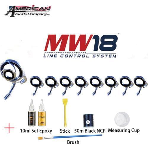 ATC 8.9g 9.7g Microwave MW18 Control Line System Guide Set Epoxy Resin NCP Wrap Thread DIY Custom Rod Building Accessory Repair