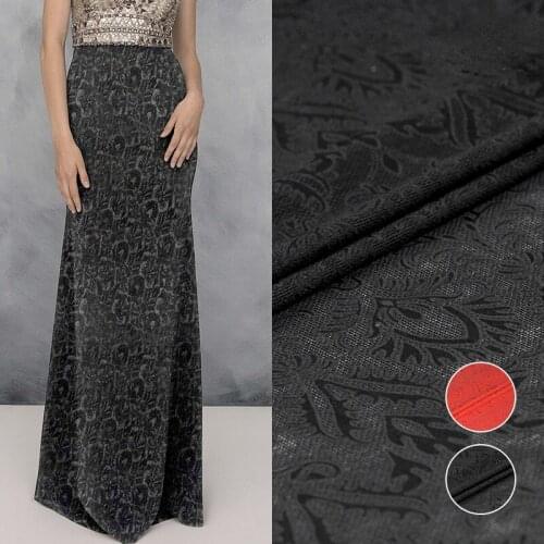 140cm hollow jacquard silk fabric 18mm micro-transparent dress shirt diy silk fabric silk jacquard fabric wholesale silk cloth