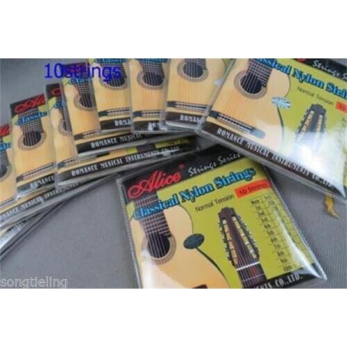 One set Clear Nylon classical Guitar stromg. 10-Strings ,nylon core AC1032