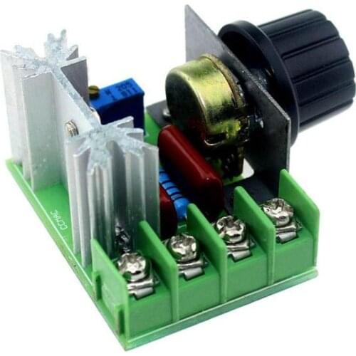 2000W Voltage Regulator AC 220V Motor Speed Control Temperature Dimmer Thyristor Switch Brushless Control Electronic B5S1