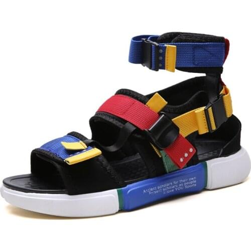 Unisex Summer Slides Mens High Top Shoes Women Gladiator Sandals Designers Platform Comfortable Beach Male Canvas Men Sandalss
