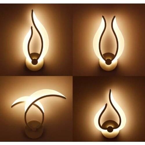 Modern Led Wall Bathroom Lamp Indoor Decor Wall Sconce Hotel Closet Aisle Passage Stairs Corridor Cabinet Bedside Table