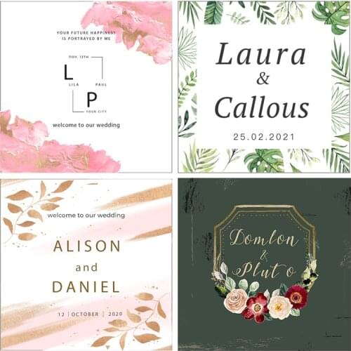 2.5-7CM Custom Sticker Customized LOGO Wedding Birthdays Baptism Stickers Personalized Stickers Promotion Shop Packaging Labels