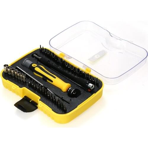 45 in 1 Multi-functional Telecommun Tool Magnetic Torx Hex Slotted Phillips Screwdrivers Set Repair Tools Kit