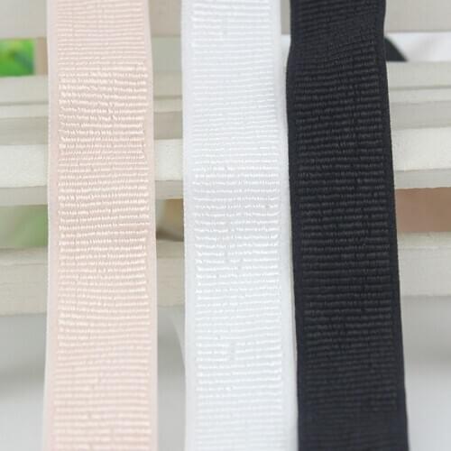 5/8'' 16mm 30 yards elastic shoulder strap strench grosgrain ribbon DIY sewing garment accessories