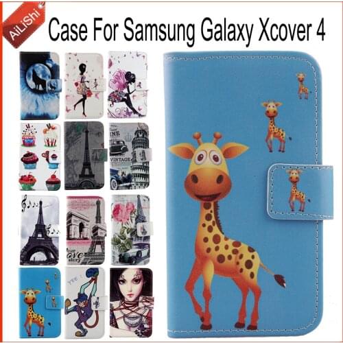 AiLiShi Case For Samsung Galaxy Xcover 4 Top Quality Flip Hot PU Leather Case Exclusive 100% Special Phone Cover Skin+Tracking