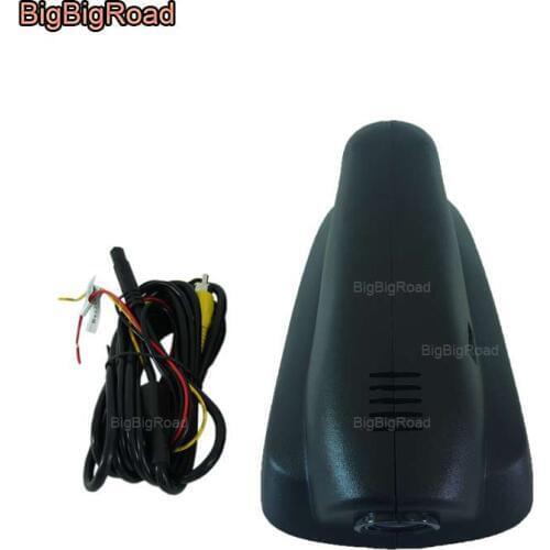 BigBigRoad For Peugeot 3008 2013 2014 2015 Car wifi DVR Video Recorder hidden Installation dash cam FHD 1080P