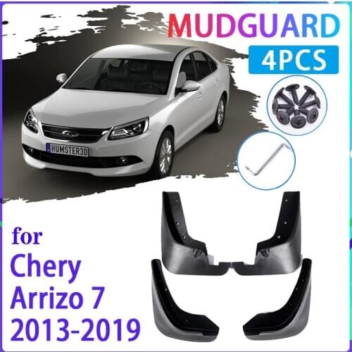 Car Mud Flaps for Chery Arrizo 7 A4 2013~2019 2014 2015 2016 2017 2018 Mudguard Splash Guards Fender Mudflaps Auto Accessories