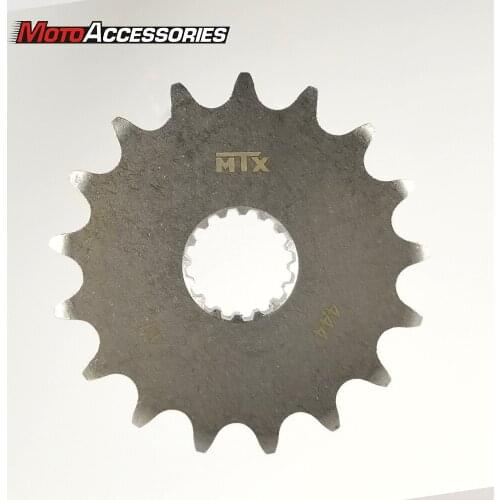 For Suzuki Road Motorcycle MTX Steel Front Engine Sprocket Full Steel Rear Sprockets Of SCM420 Chromoly Steel Allay Part Of 17T
