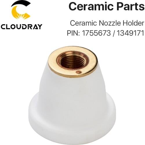 Cloudray Laser Ceramic OEM PIN 1349171 / 1755673 Nozzle Holder For Fiber Laser Cutting Head Free Shipping