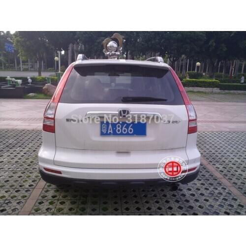 For Honda CRV Spoiler light 2007-2010 ABS Plastic Unpainted Color Rear Roof Spoiler Wing Trunk Lip Boot Cover Car Styling