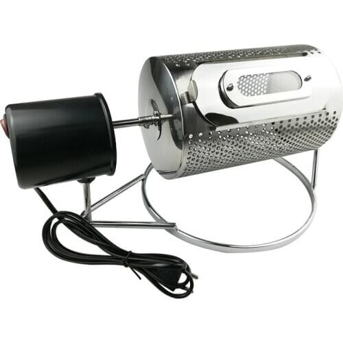 Stainless Steel Electric Coffee Bean Roaster Machine Peanut Grain Roasting Drying Machine