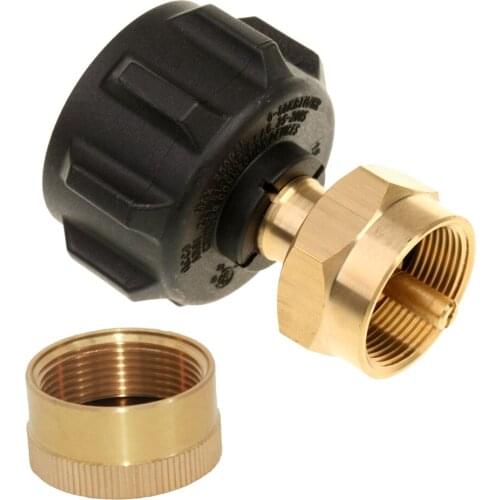 Camping Propane Gas Tank Cylinder Cap Refill Coupler + brass Refill Adapter outdoor
