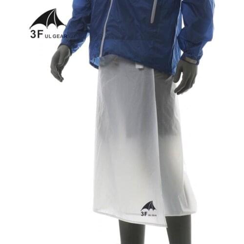 3F UL GEAR Lightweight Waterproof Rain Skirt For Camping and Hiking. Outdoor Rain Gear Rainwear Long Rain Kilt