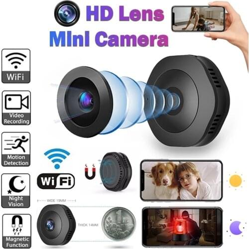 H6 WiFi Mini Camera 1080P Wireless IP Camera Action Night Home Security Micro Cam Video Recorder Videcam Support Hidden SD Card