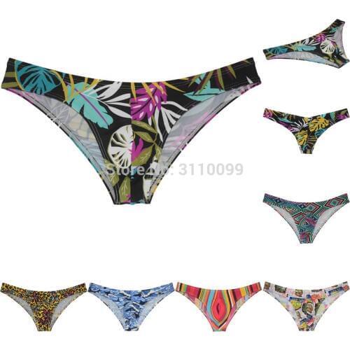Mens Bikini Beautiful Underwear Pucker Posing Sposrts Half Cover Cheeky Briefs