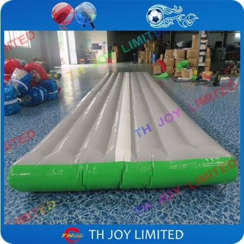 Durable Australia inflatable air track/PVC tarpaulin 6m long gymnastic air tumbling mat for sale