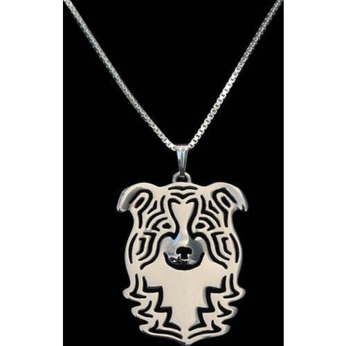 Drop shipping-Border Collie Pendant Necklace