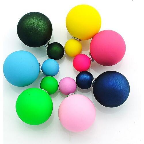 JINGLANG New Fashion Stud Earrings Multi-style Double Pearl Ball Earrings For Women Jewelry Gift Free Shipping