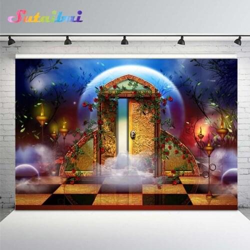 Fairy Tale Backdrop for Photography Fantasy Beauty Rose Wonderland Photo Backdrops Wedding Party Background Decorations Bacnner