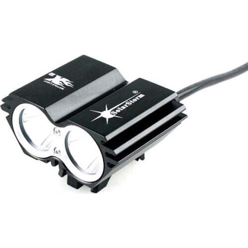 Solarstorm X2 2xCREE XM-L 1500 Lumens 4-Mode LED Rechargeable Bicycle Light